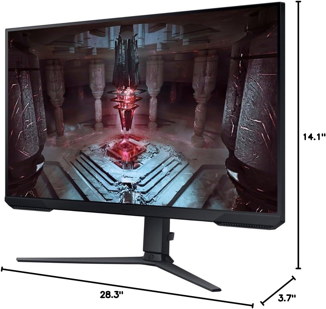 (Pre-Owned) Samsung Odyssey G51C 32" LED QHD FreeSync Premium Gaming Monitor with HDR10, Black, 165Hz Refresh Rate, 1ms Response Time, 2560 x 1440, DisplayPort, HDMI, DealExpress Accessories