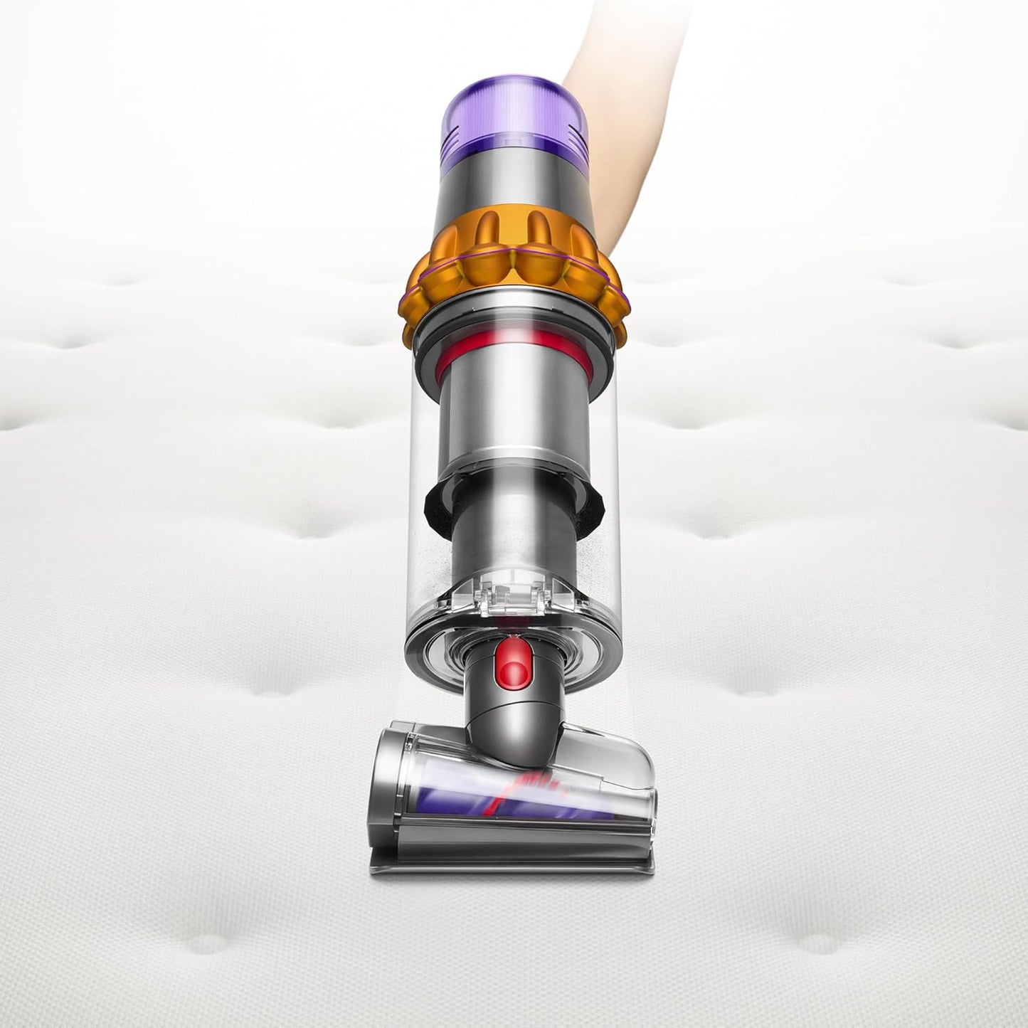 Dyson V15 Detect Cordless Vacuum Cleaner, Yellow/Nickel (Pre-Owned)