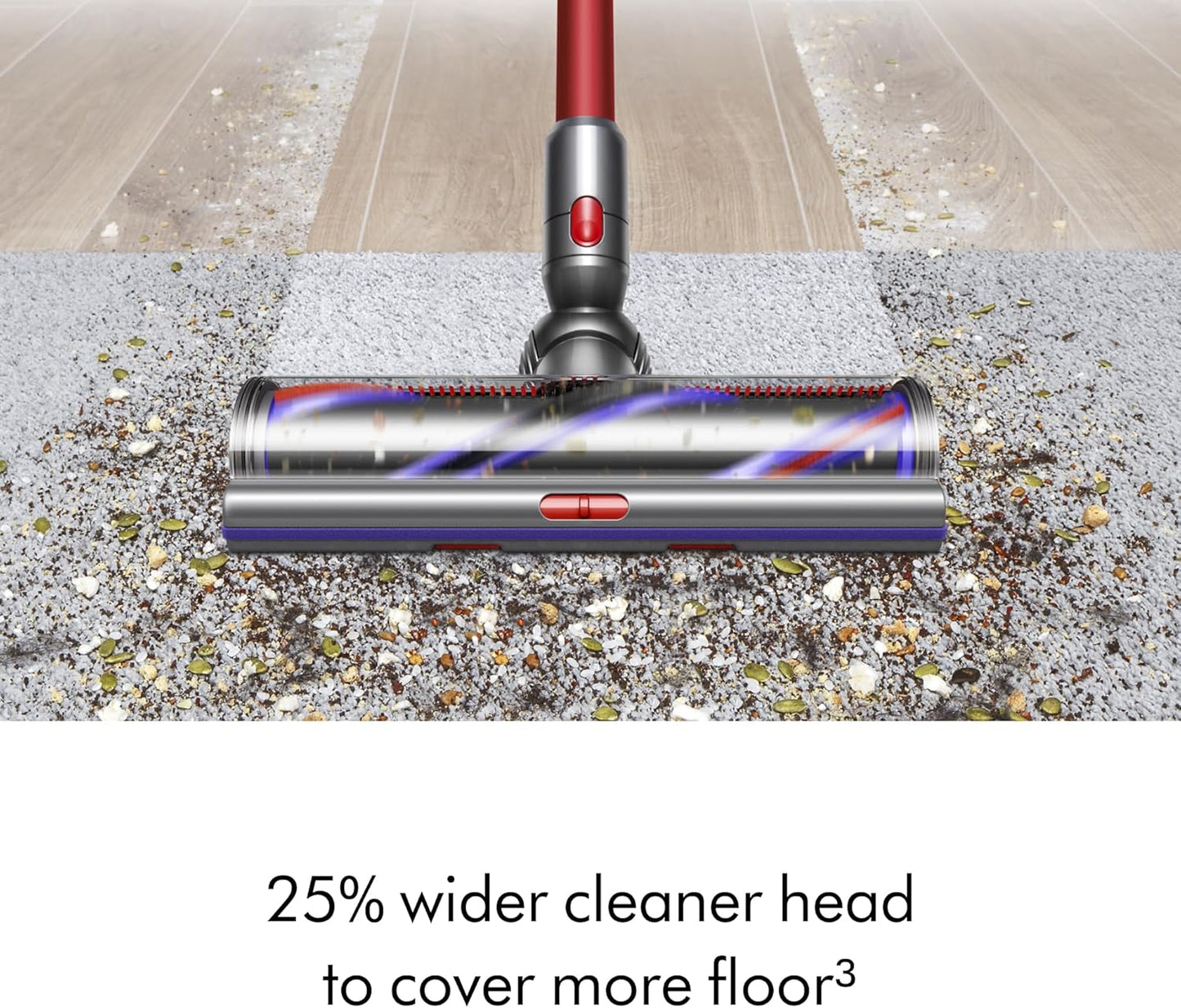 Dyson Outsize Origin Cordless Vacuum, Nickel/Red (Pre-Owned)