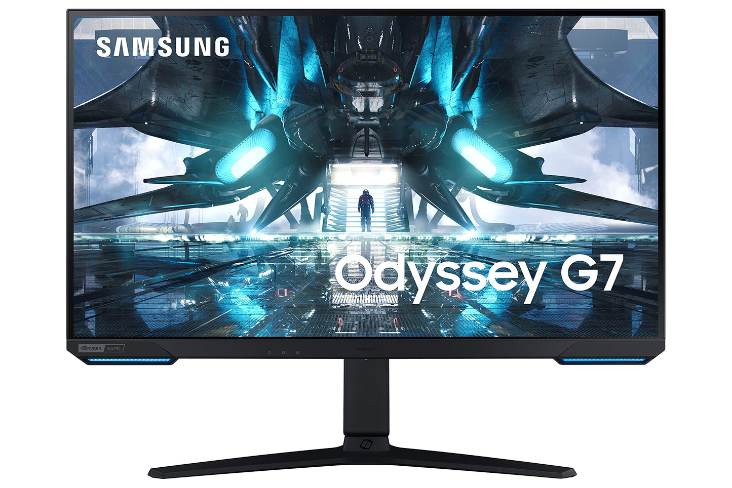 (Pre-Owned) SAMSUNG 28” Odyssey G70B Series 4K UHD Gaming Monitor, IPS Panel, 144Hz, 1ms, HDR 400, G-Sync and FreeSync Premium Pro Compatible, Ultrawide Game View, LS28BG702ENXGO, Black